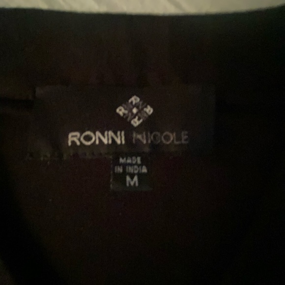 Ronni Nicole tiered black dress - Picture 3 of 4